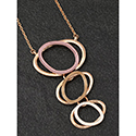 Necklace Earthy Tones Modern Loop